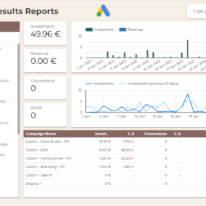 Results Ads Looker Studio Template