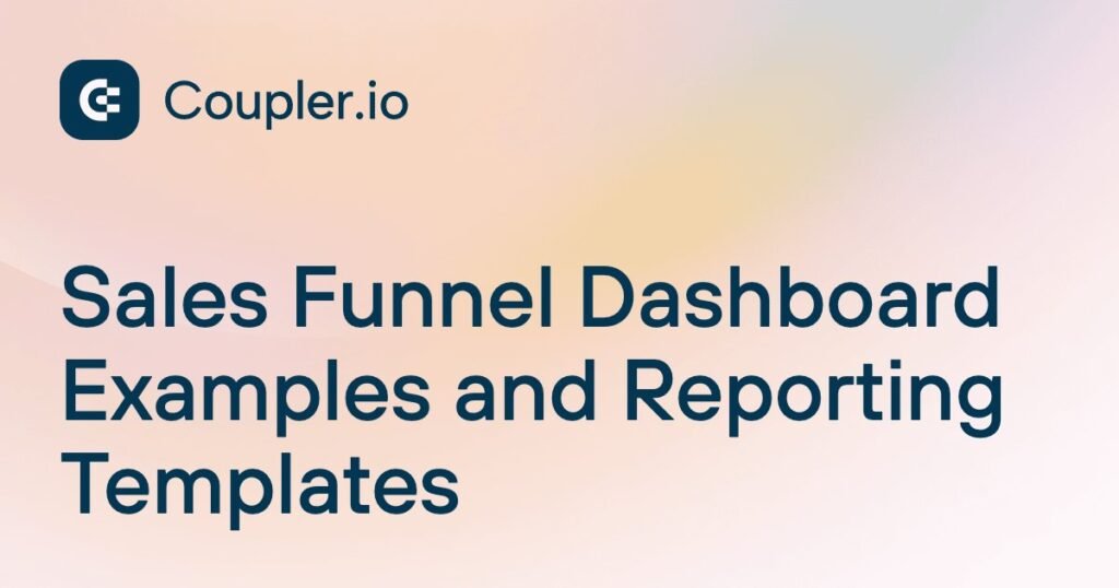 Sales Funnel Data Studio dashboard template — Data Studio template preview