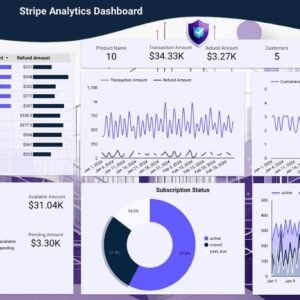 Stripe Analytics Dashboard Template for Data Studio