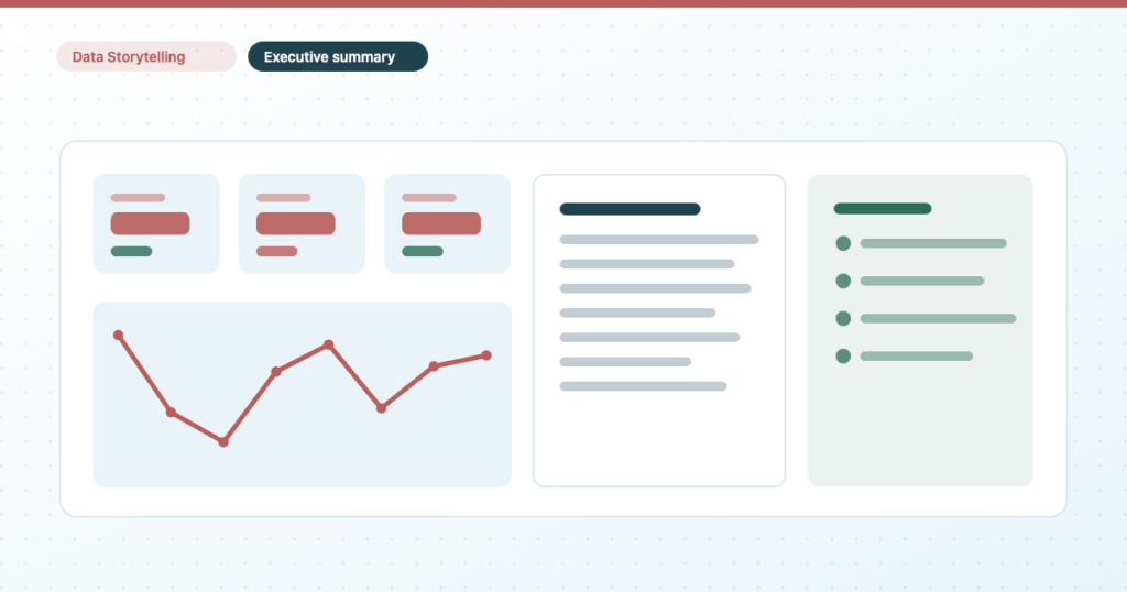 How to build an executive summary page in Data Studio