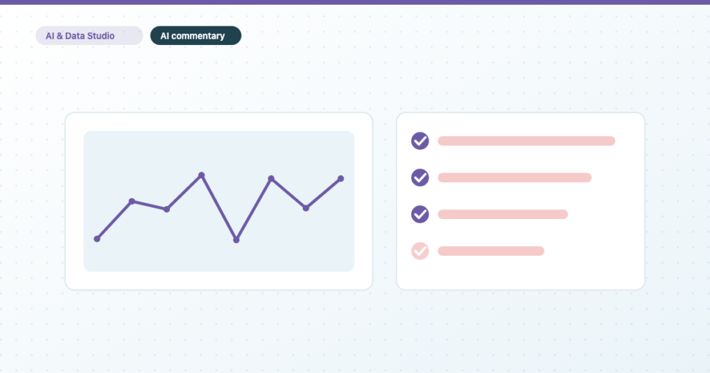 Writing client report commentary with AI, without making things up