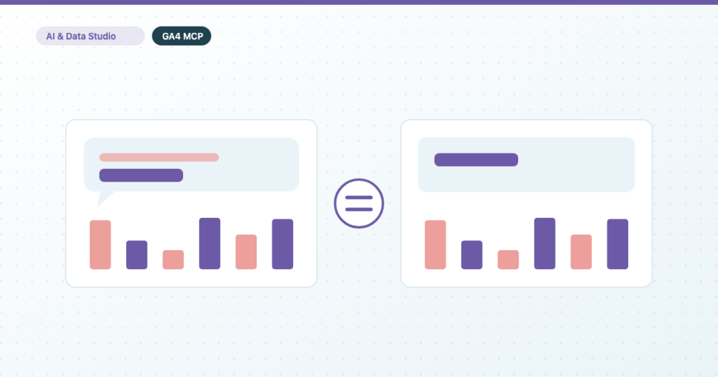 Connect Google Analytics to Claude or ChatGPT (GA4 MCP), and check it against your Data Studio report