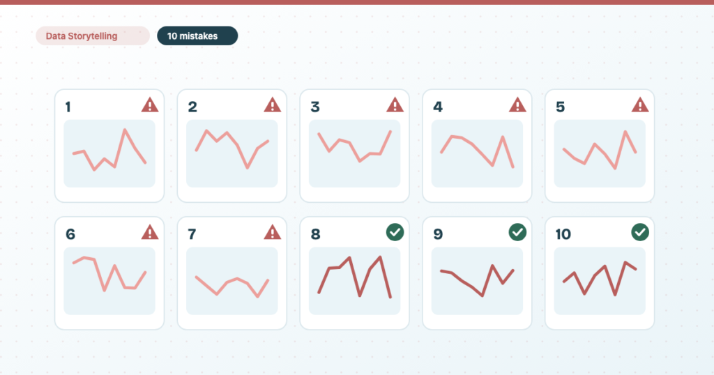10 Common Data Storytelling Mistakes and How to Avoid Them